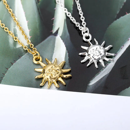 Vintage Sun and Moon Celestial Necklaces