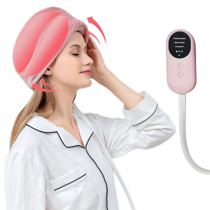 RelaxPro: Heated Air Pressure Head Massager for Ultimate Stress Relief